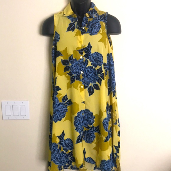 Mlle Gabrielle Dresses & Skirts - Mlle Gabrielle Ladies Gold/Blue Tent Dress